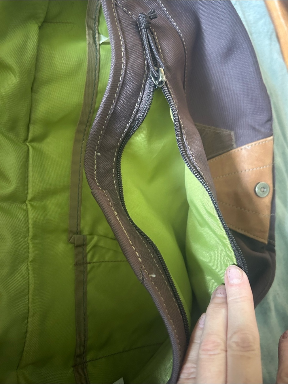 PrAna Brown Crossbody Bag - Women's Everyday Shoulder Bag - Picture 12 of 13